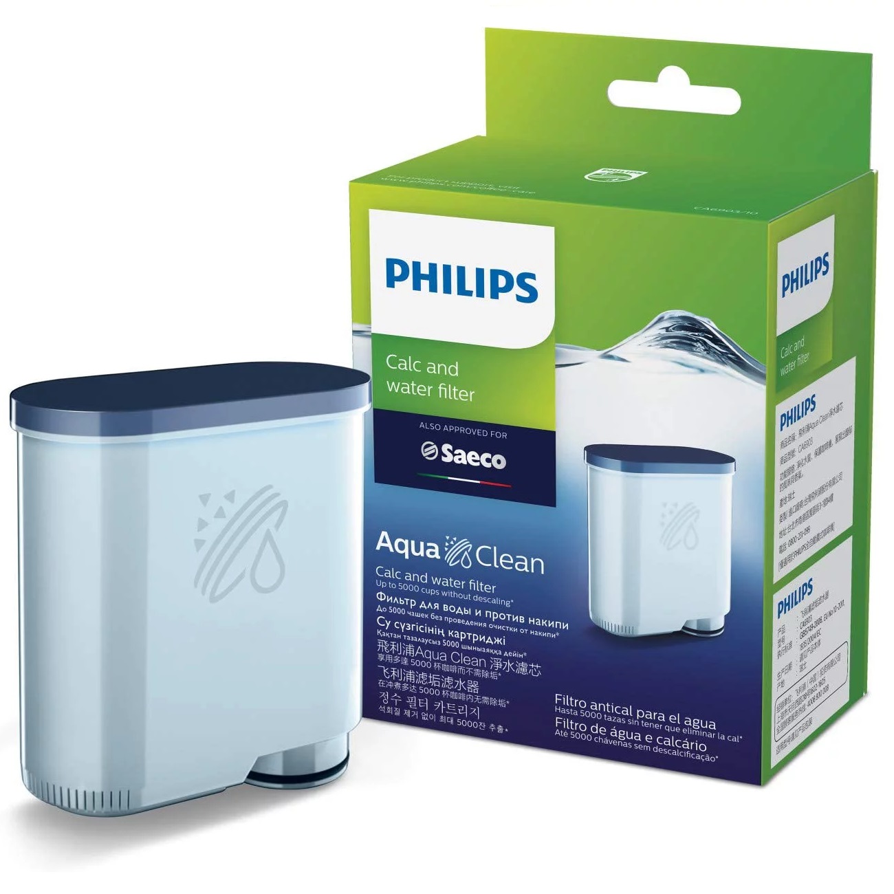 Филтър за вода за кафемашина Saeo и Philips