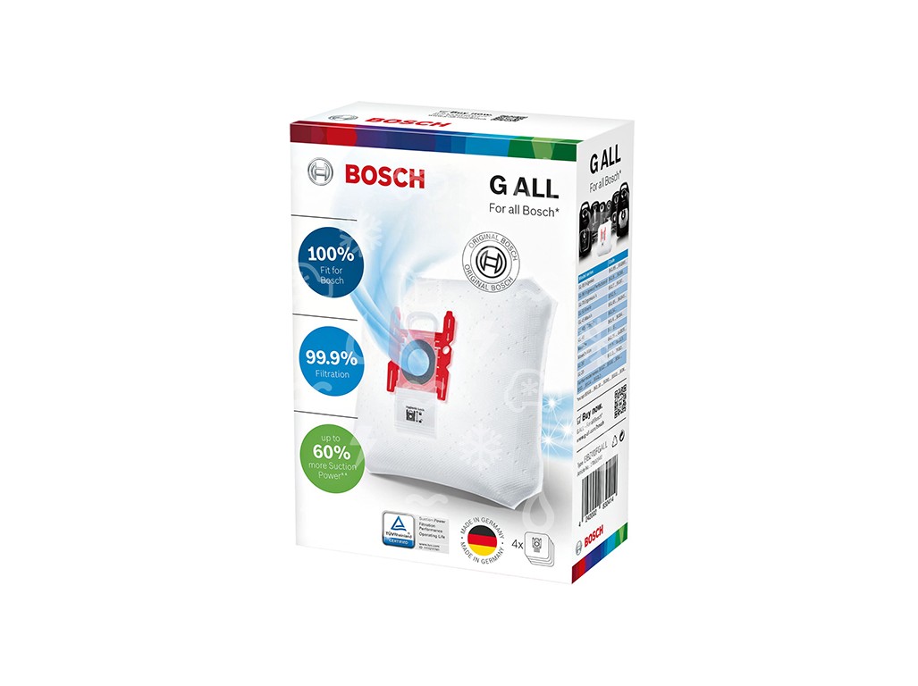 Микрофибърни торби 4 броя за прахосмукачки Bosh Siemens