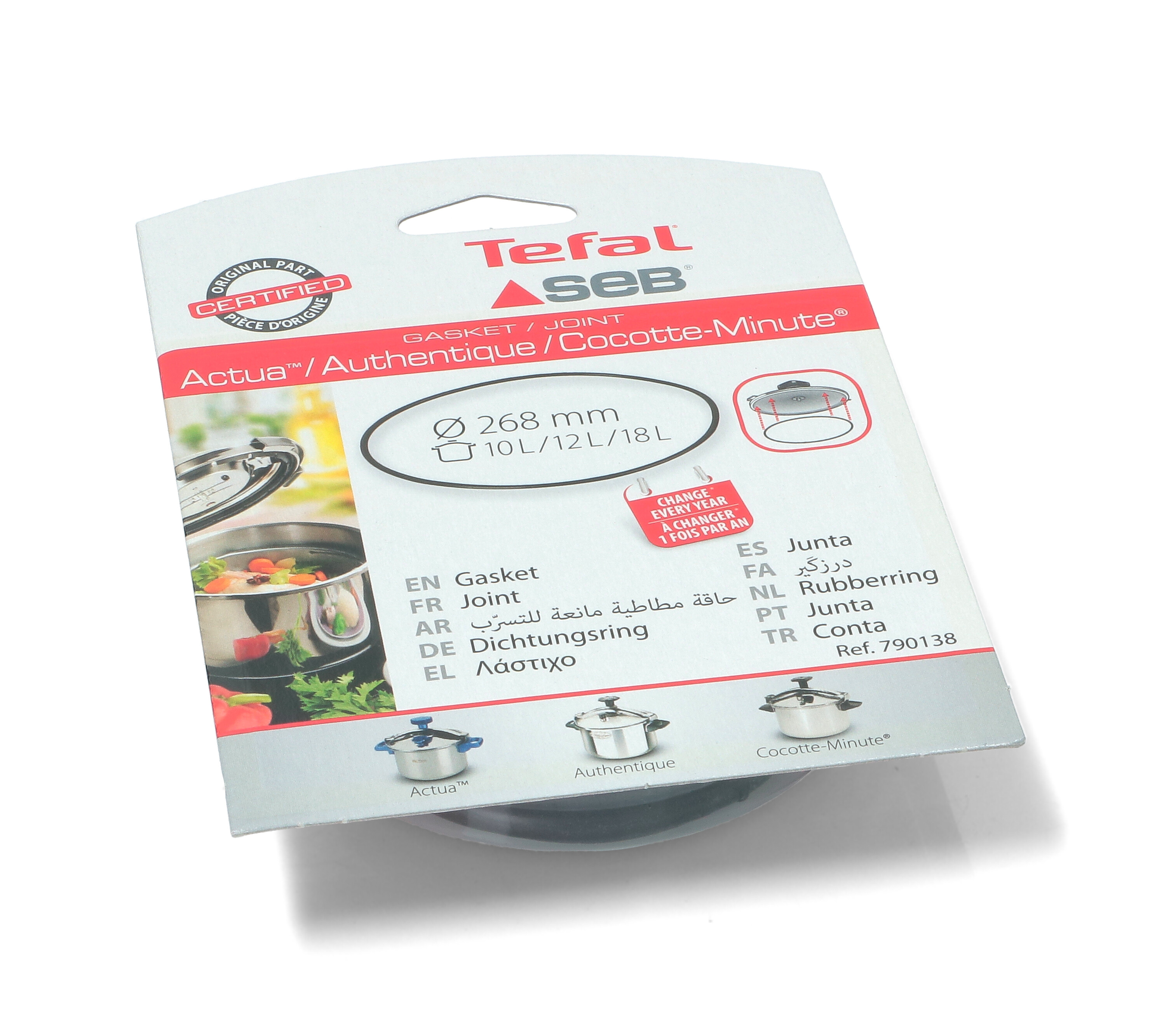 Уплътнител за тенджера под налягене TEFAL 10-12-18 литра