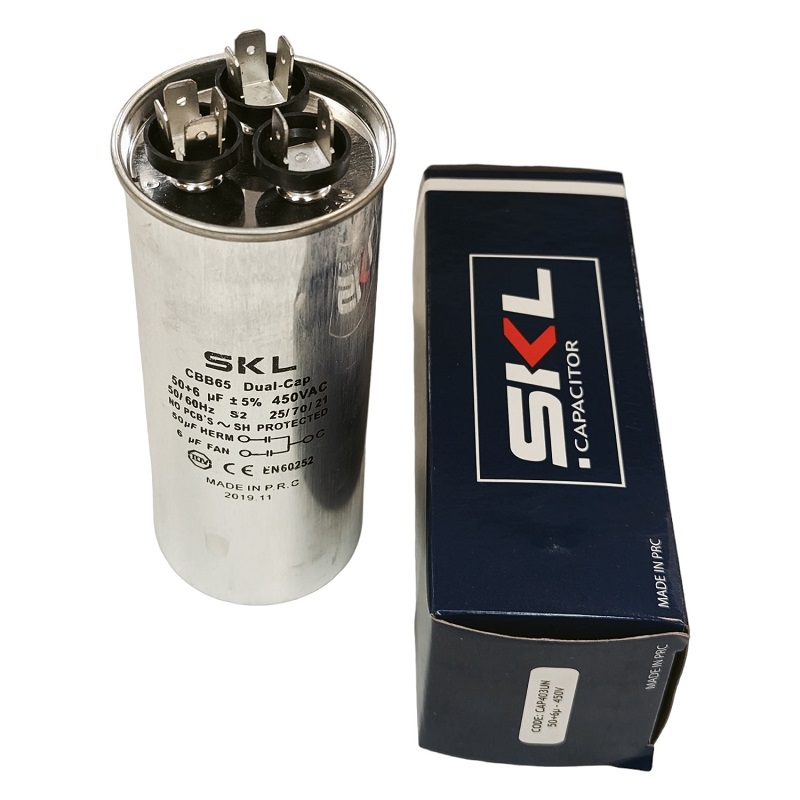 Кондензатор за климатик 50 + 6 µF