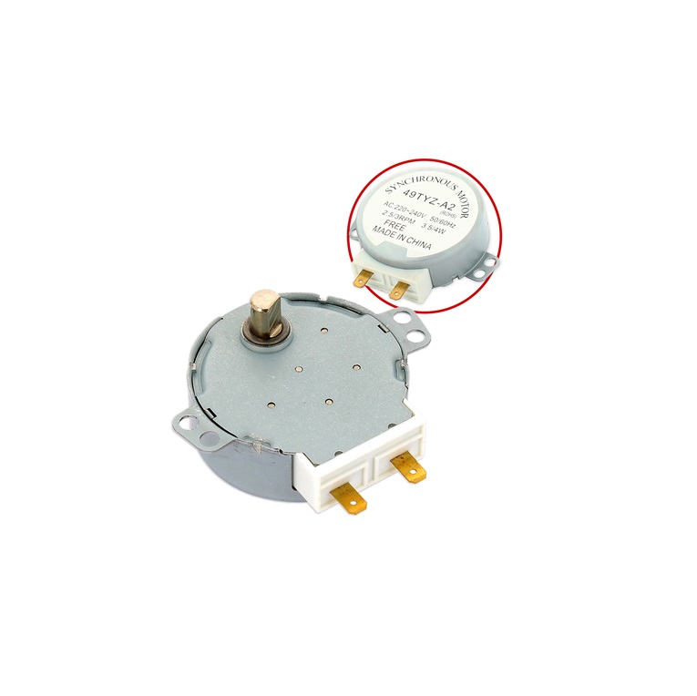 Мотор за микровълнова печка 220V с метална ос